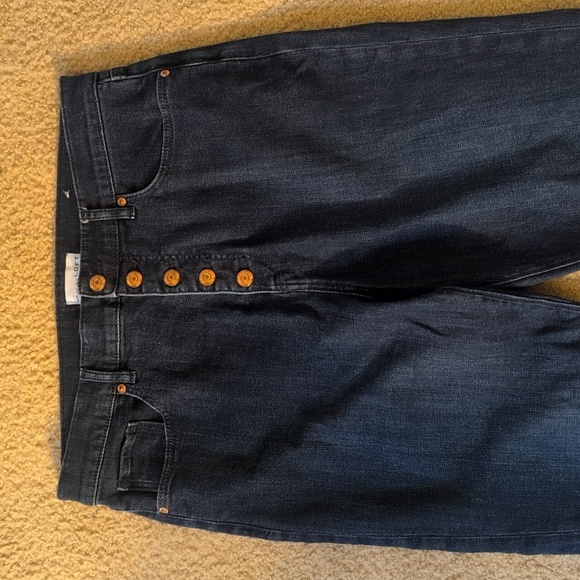 Loft Button Fly The Kick Crop Size 12/31 - Picture 5 of 7